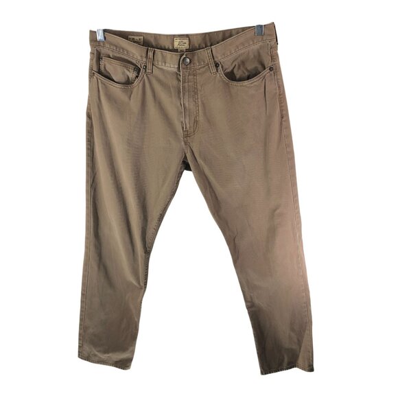J Crew Mens 770 Straight-Fit Pant In Lightweight Bedford Cord Beige 36x30